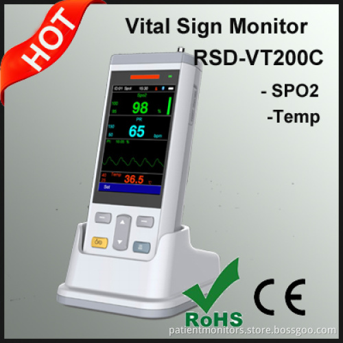 3.5 Inch TFT Display SPO2/TEMP Monitoring Vital Sign Monitor